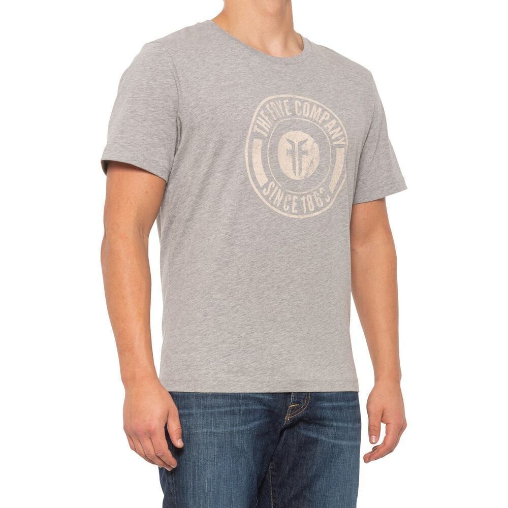 New Frye Men's Circle Logo Cotton Jersey Short Sleeve T-Shirt
